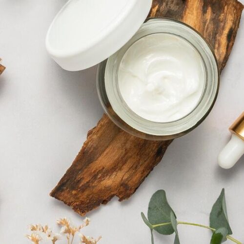 top view salts cream